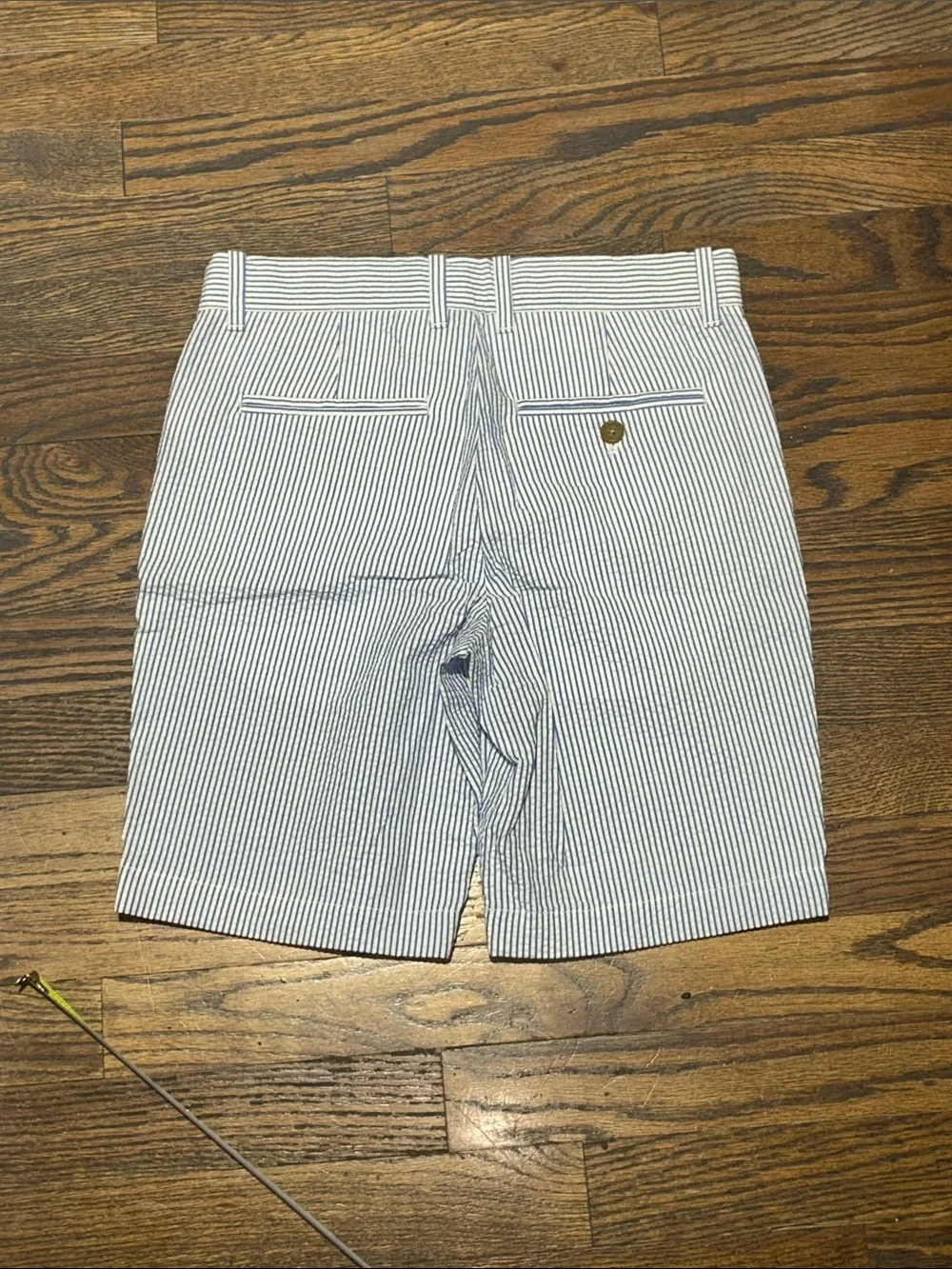 Crewcuts Blue and White Seersucker Shorts